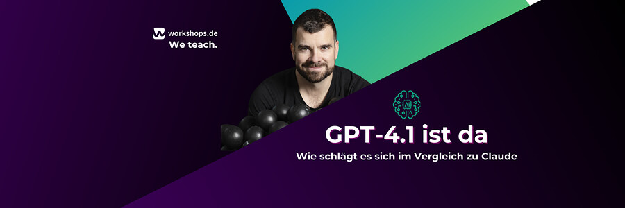 Vorschaubild zum Artikel: GPT-4.1 ist da – Wie schlägt es sich im Vergleich zu Claude